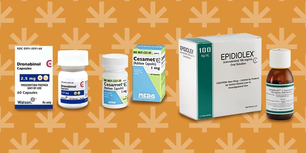 dronabinol, nabilone y epidiolex