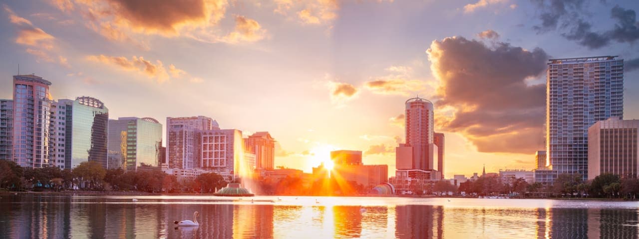 The Orlando, Florida skyline