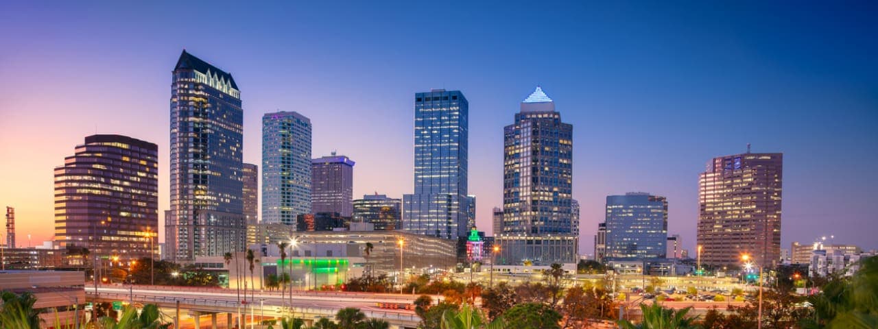 The Tampa, Florida skyline